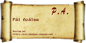 Pál Azálea névjegykártya